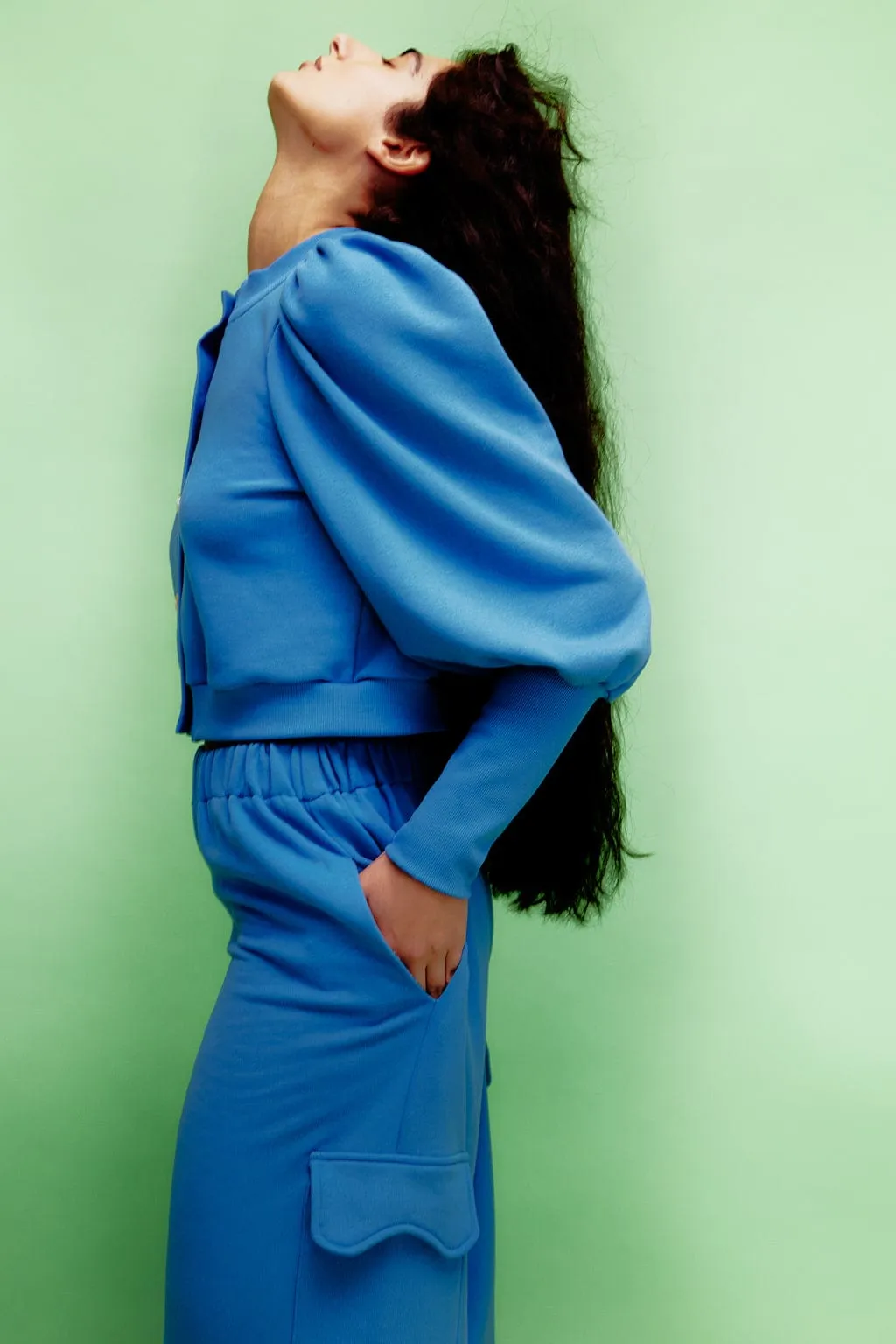 Secondhand Polly Cardigan Blue sold by Eliza Faulkner product image thumbnail 2