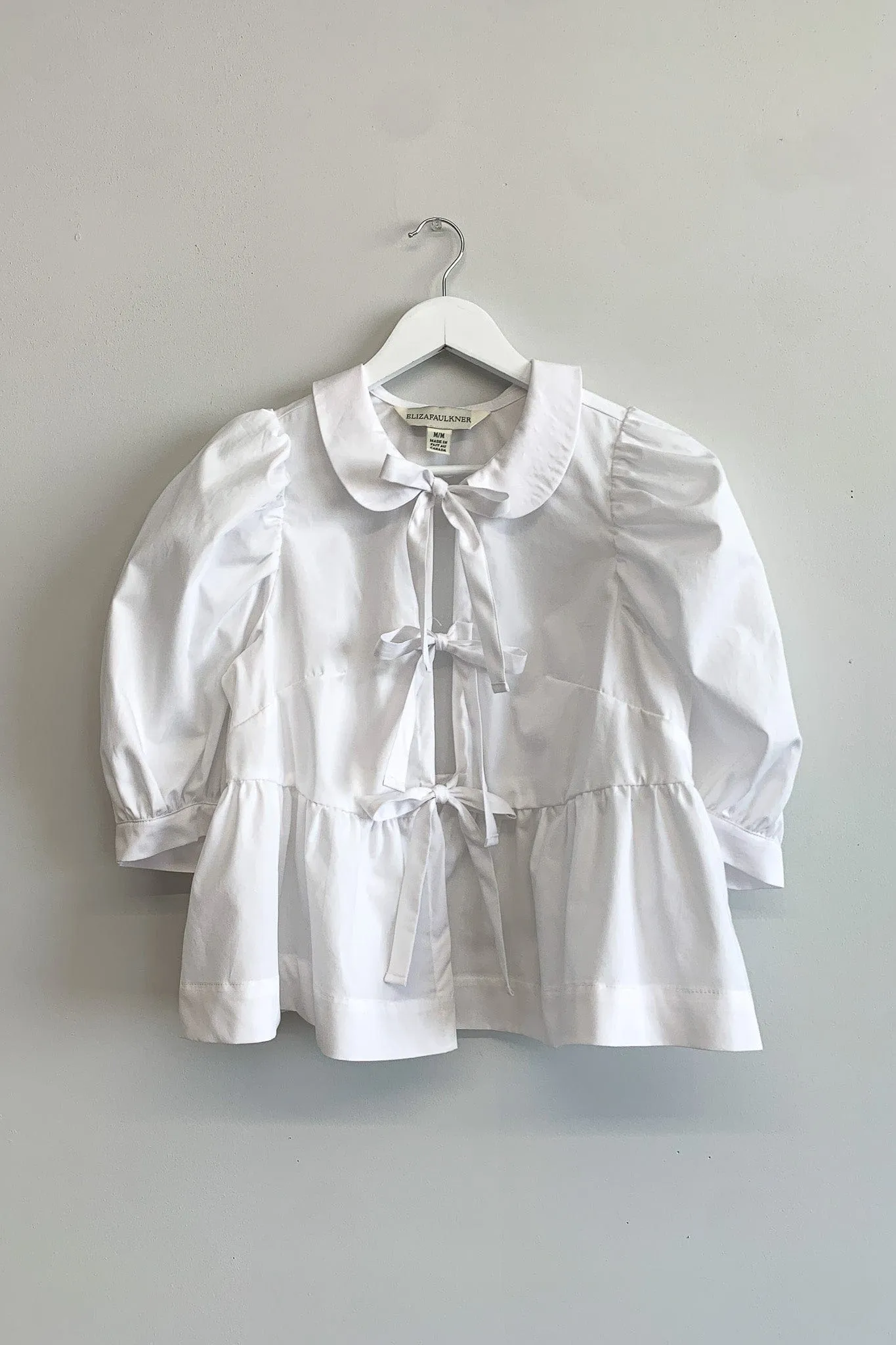 Imperfect Georgie Blouse White sold by Eliza Faulkner product image thumbnail 2