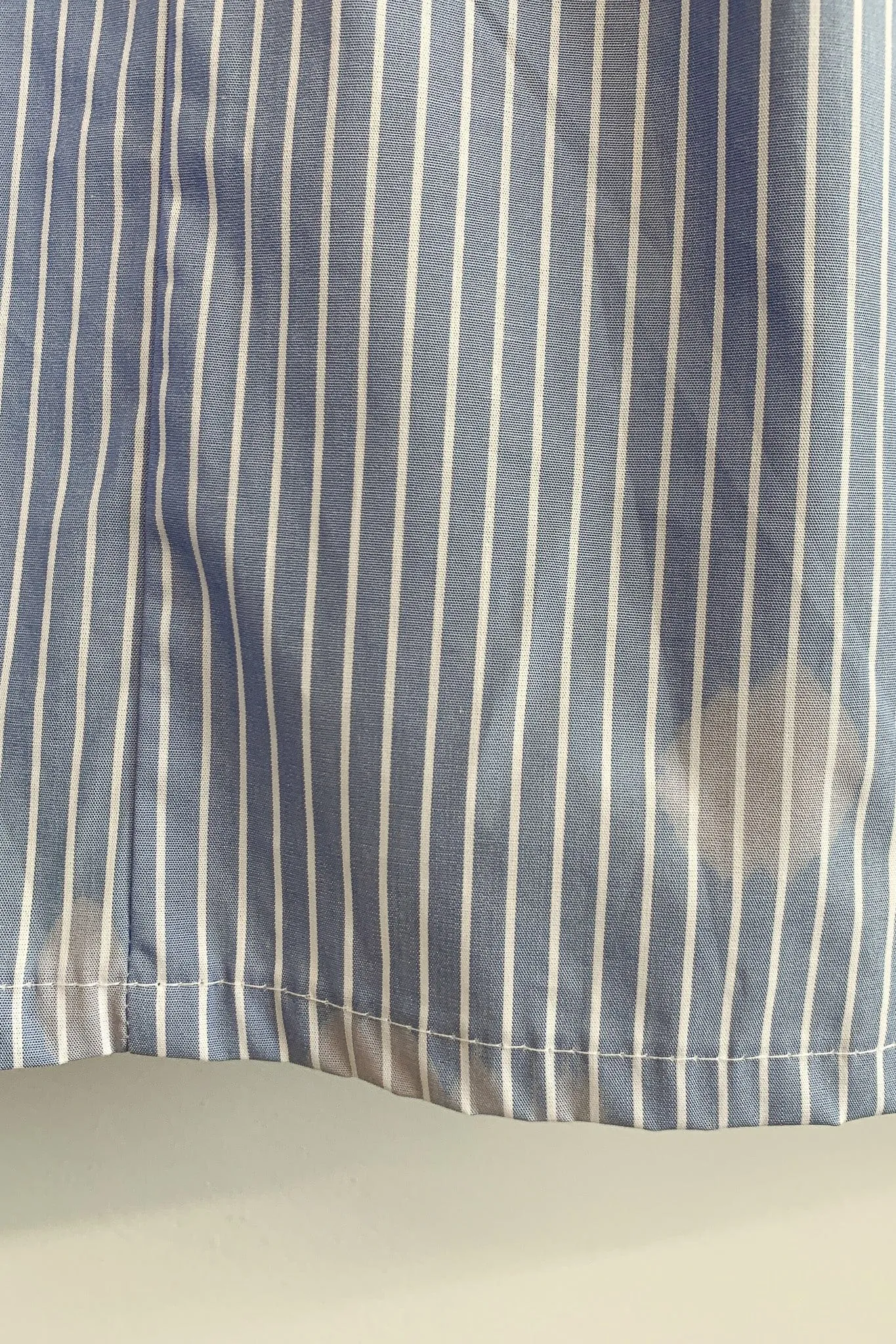 Imperfect Lucille Skirt Blue Pinstripe sold by Eliza Faulkner product image thumbnail 4