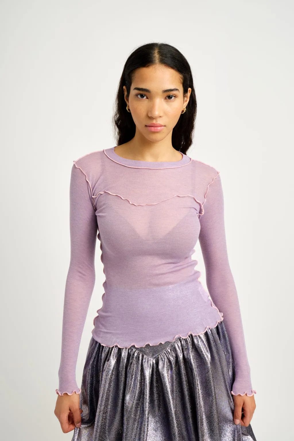 Sample Delia Top Lilac sold by Eliza Faulkner product image thumbnail 2