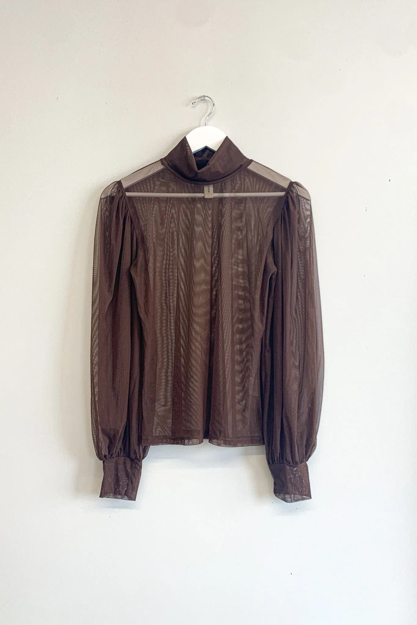 Secondhand Dolly Turtleneck Brown Mesh sold by Eliza Faulkner