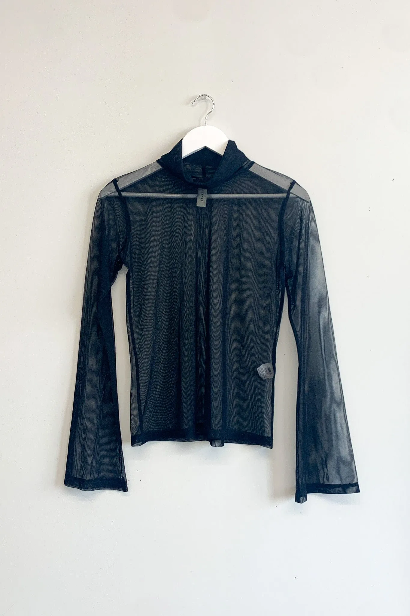 Secondhand Turtleneck Black Mesh Top sold by Eliza Faulkner