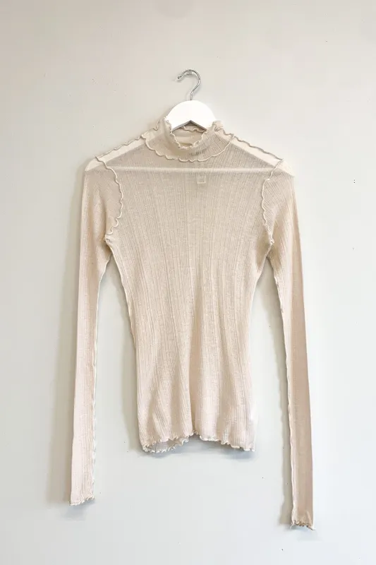 Secondhand Jane Turtleneck Cream made by Eliza Faulkner