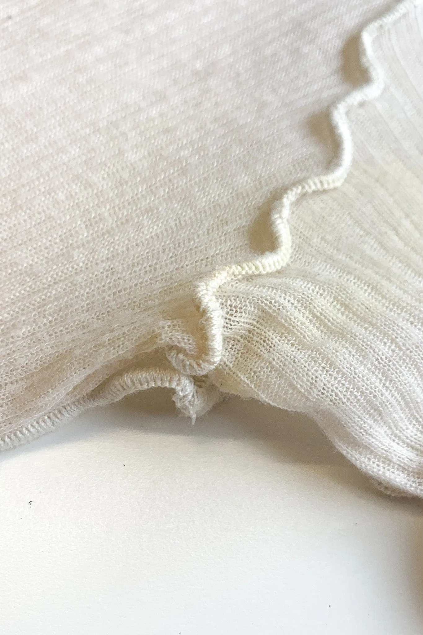 Secondhand Rib Tee Longsleeve White sold by Eliza Faulkner product image thumbnail 5