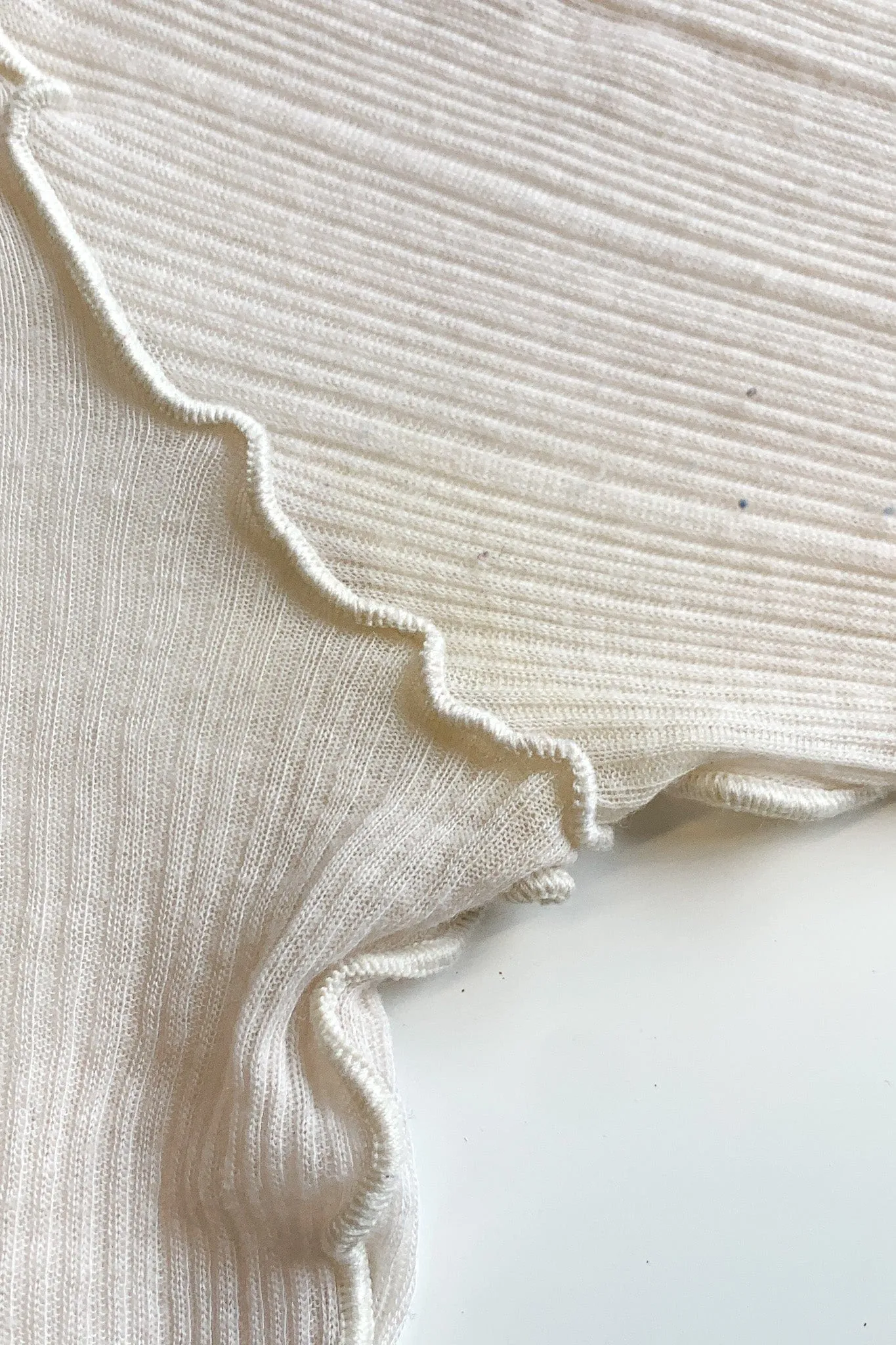 Secondhand Rib Tee Longsleeve White sold by Eliza Faulkner product image thumbnail 3