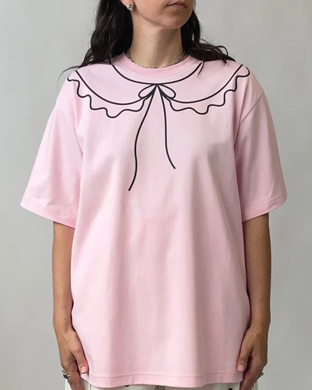 Trompe L'Oeil T-Shirt Pink sold by Eliza Faulkner