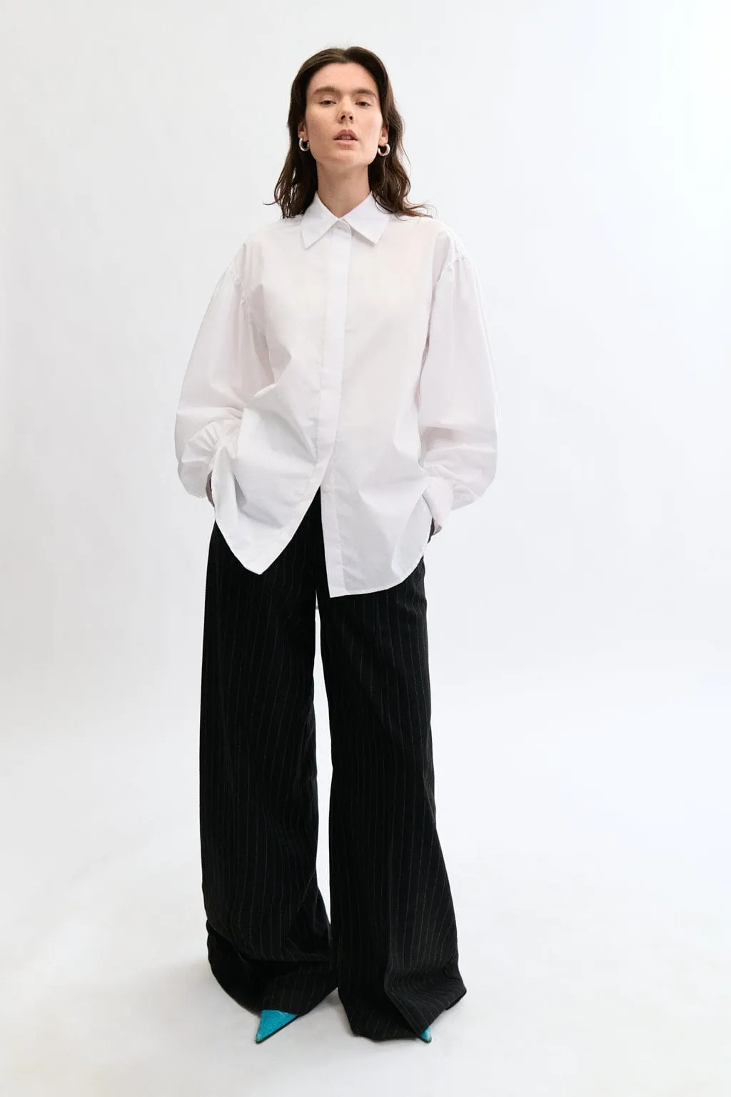 Wren Shirt White sold by Eliza Faulkner product image thumbnail 3