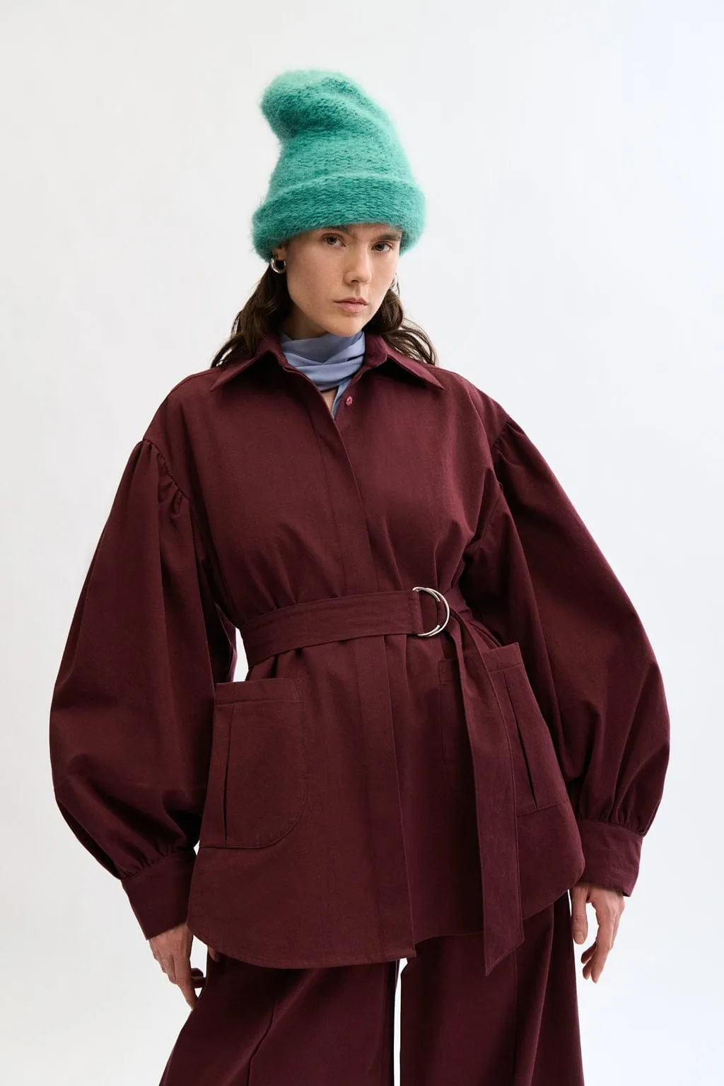 Laurence Jacket Shiraz sold by Eliza Faulkner