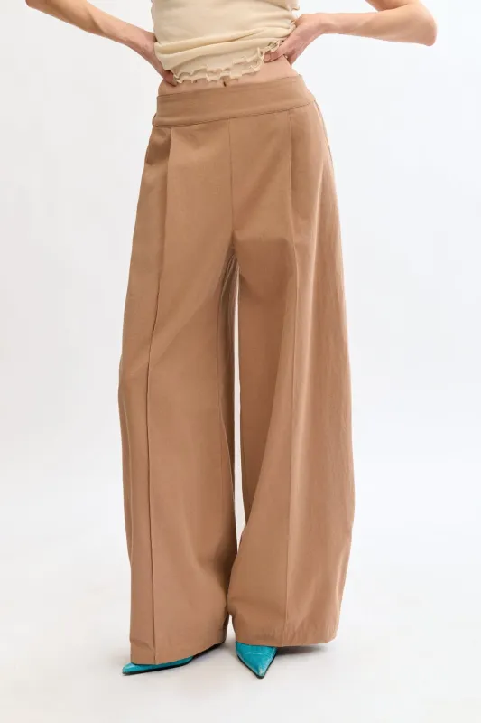 Yves Pant Fawn sold by Eliza Faulkner
