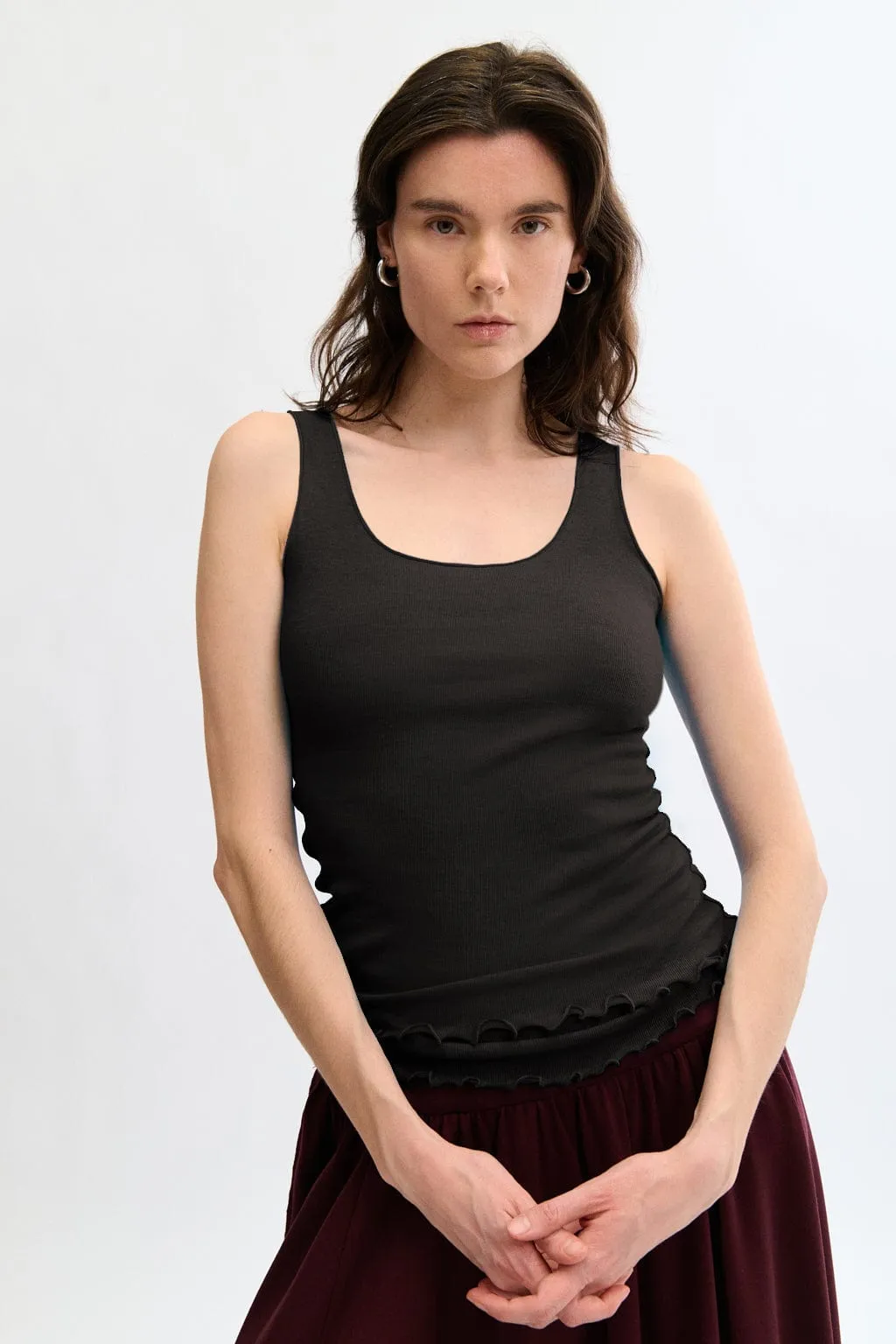 Becca Tank Black sold by Eliza Faulkner