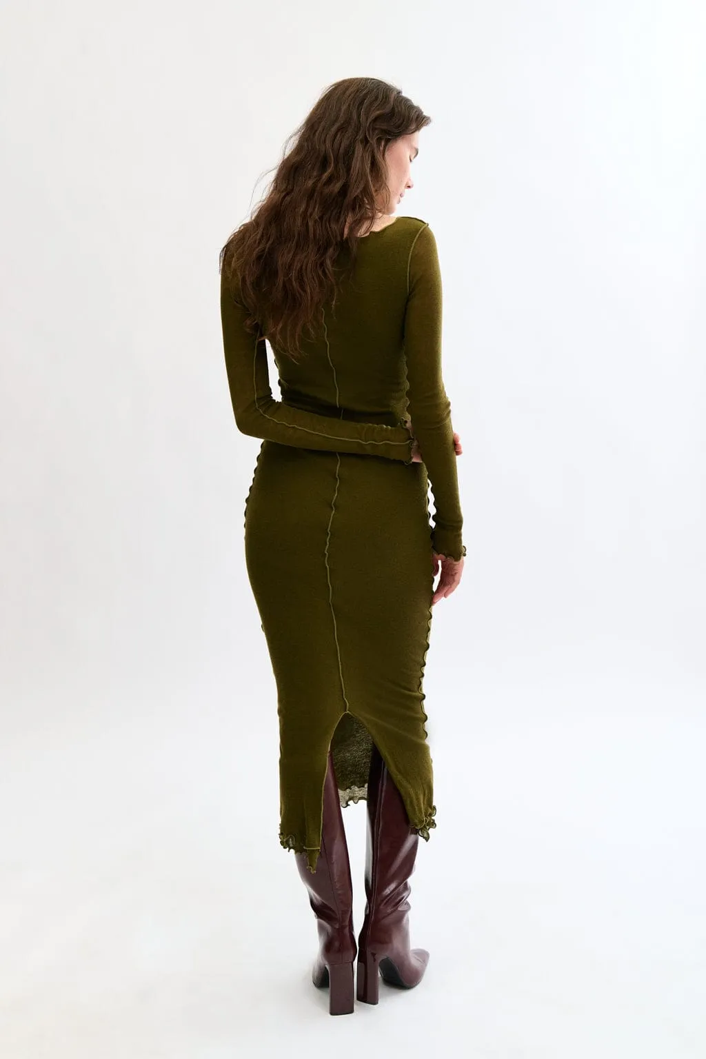 Riley Dress Green sold by Eliza Faulkner product image thumbnail 3