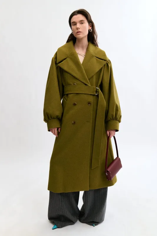 Josephine Coat Green made by Eliza Faulkner