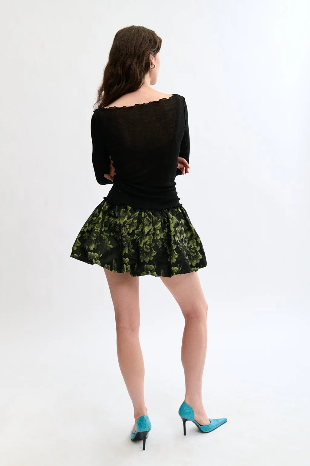 Olivia Skirt Green sold by Eliza Faulkner product image thumbnail 3