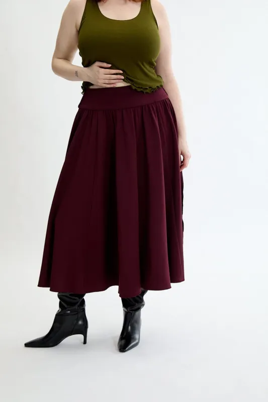 Florence Skirt Shiraz made by Eliza Faulkner