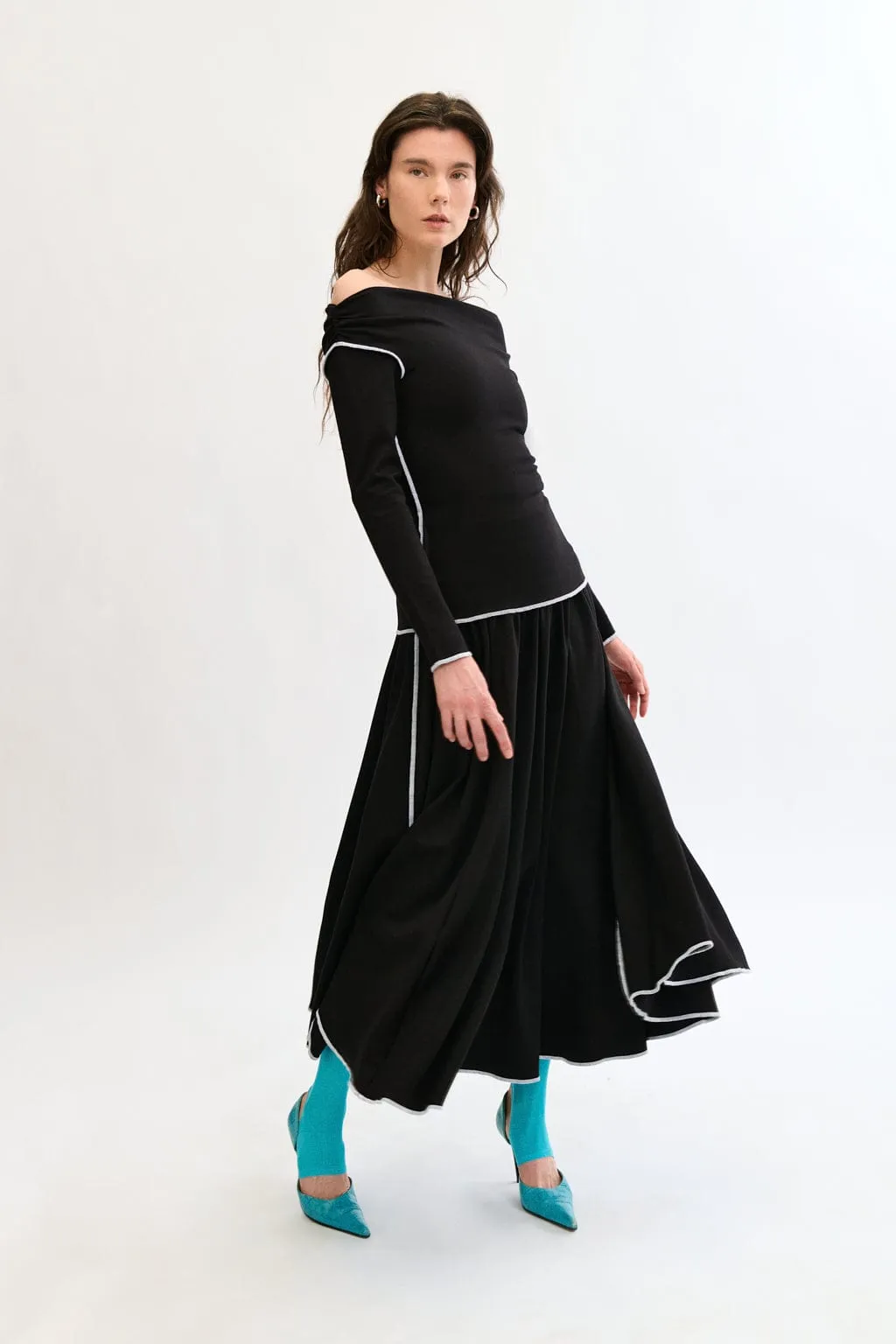Florence Skirt Black sold by Eliza Faulkner product image thumbnail 3