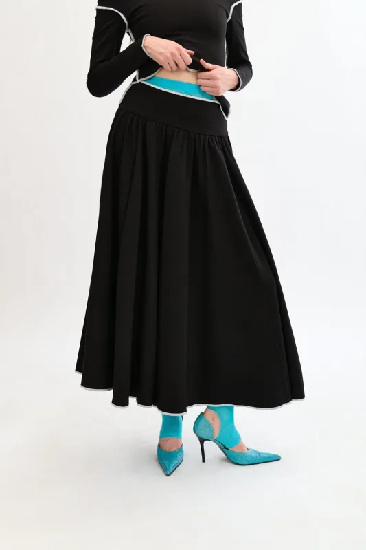 Florence Skirt Black made by Eliza Faulkner