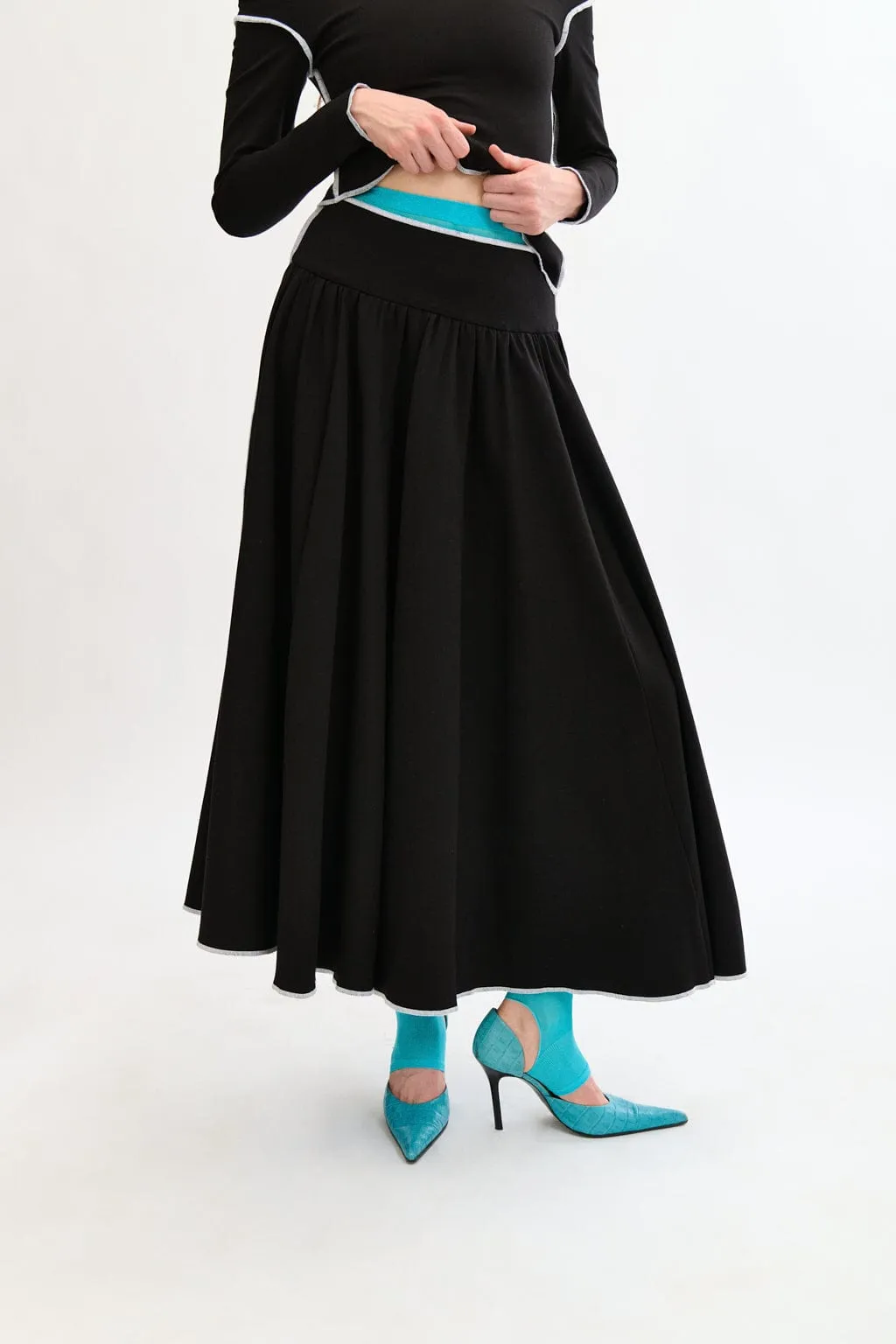 Florence Skirt Black sold by Eliza Faulkner