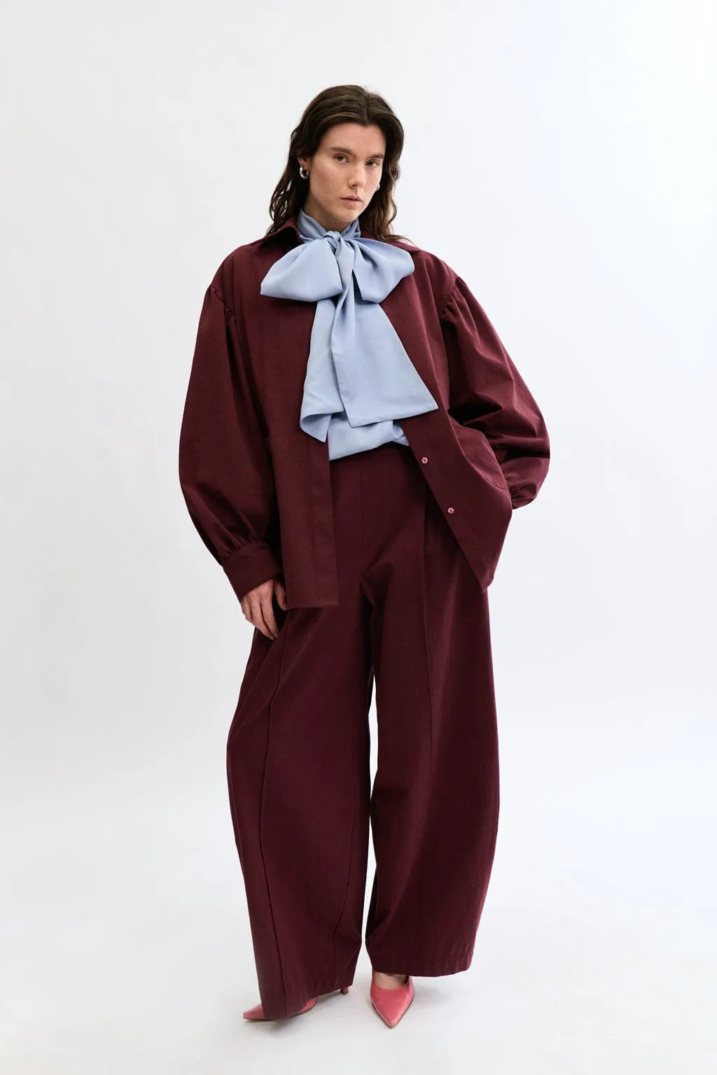 Bowie Blouse Blue sold by Eliza Faulkner product image thumbnail 5