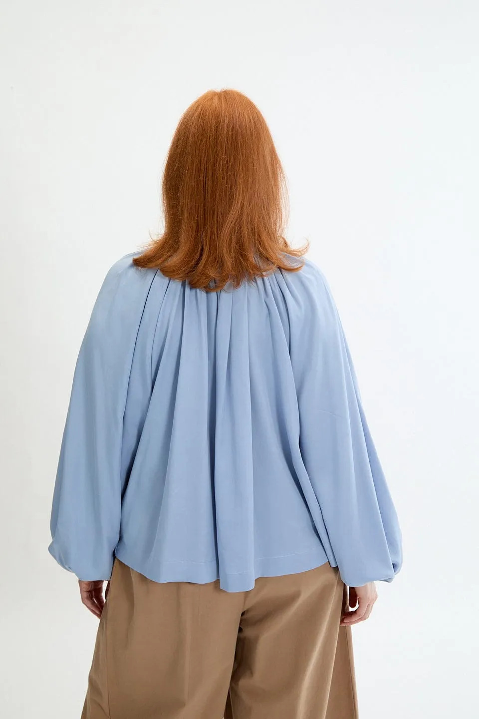 Bowie Blouse Blue sold by Eliza Faulkner product image thumbnail 3