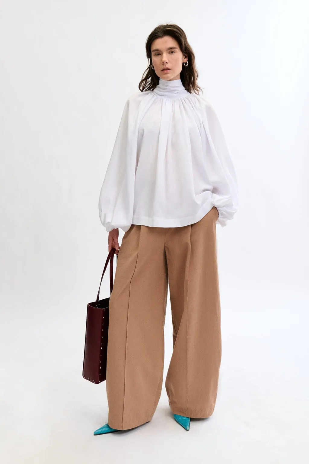Bowie Blouse White sold by Eliza Faulkner product image thumbnail 3