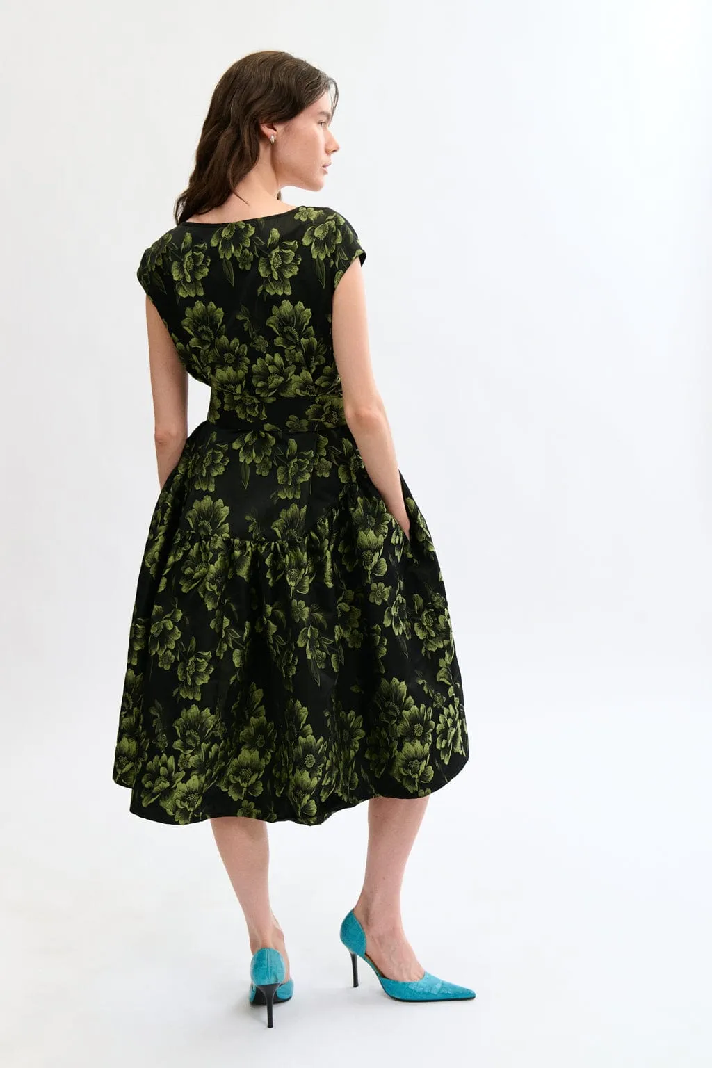 Betty Dress Green sold by Eliza Faulkner product image thumbnail 4