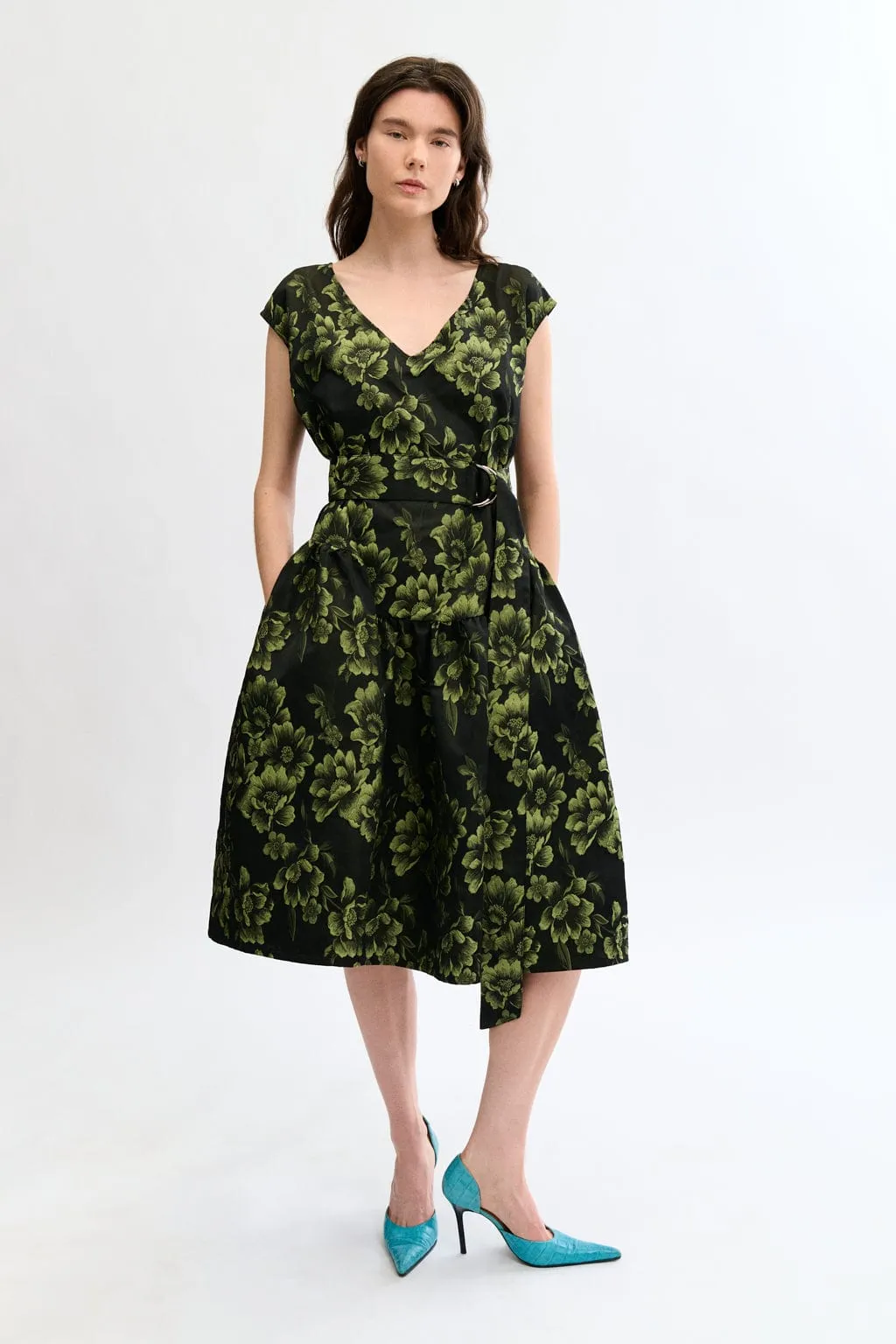 Betty Dress Green sold by Eliza Faulkner product image thumbnail 2