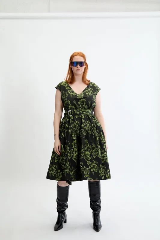 Betty Dress Green sold by Eliza Faulkner