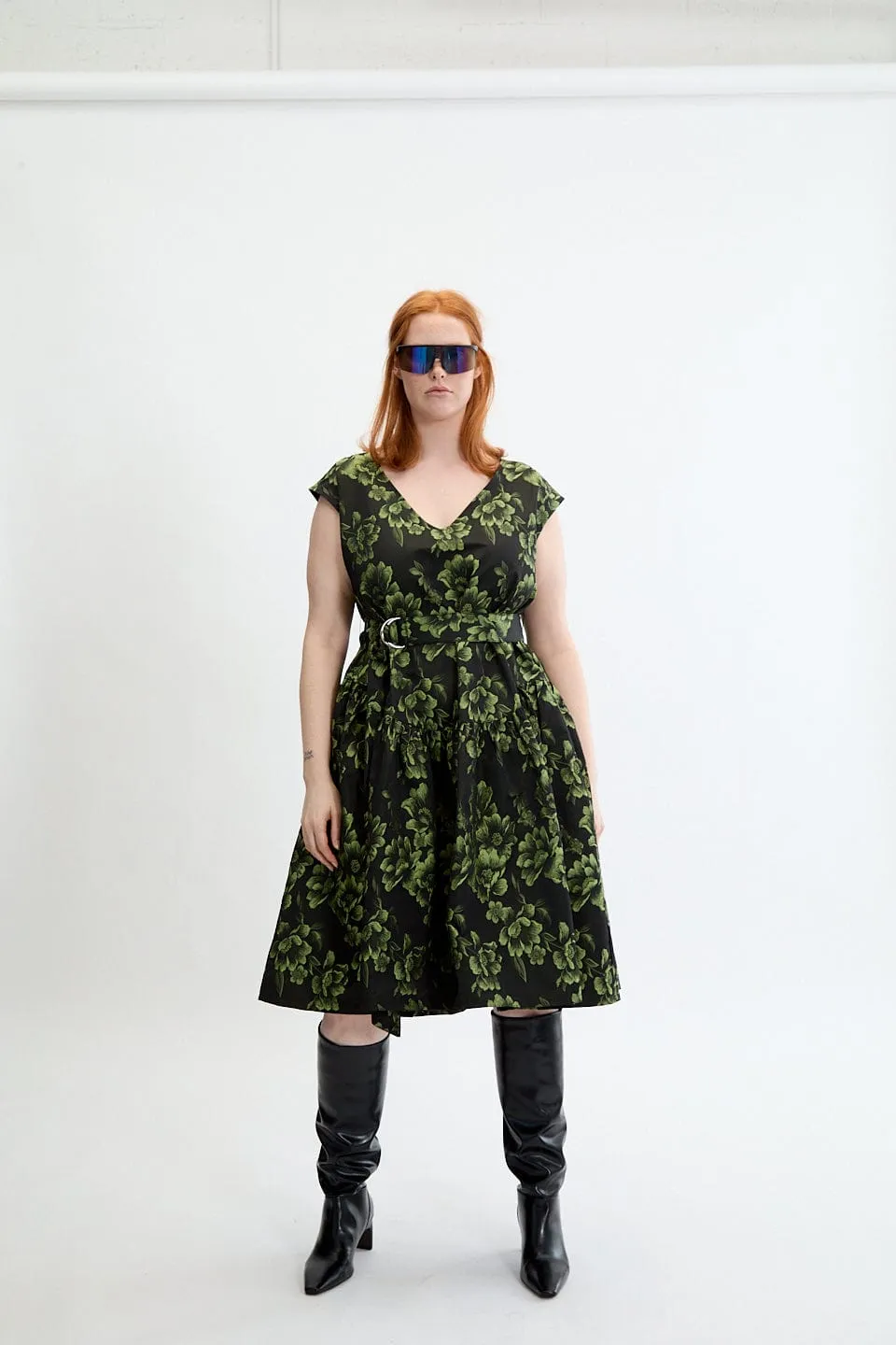 Betty Dress Green sold by Eliza Faulkner
