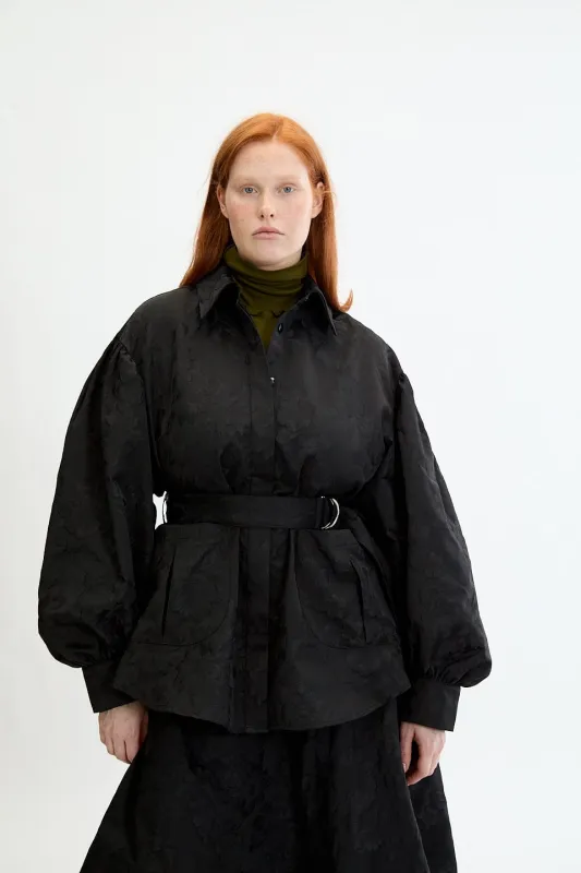 Laurence Jacket Black made by Eliza Faulkner