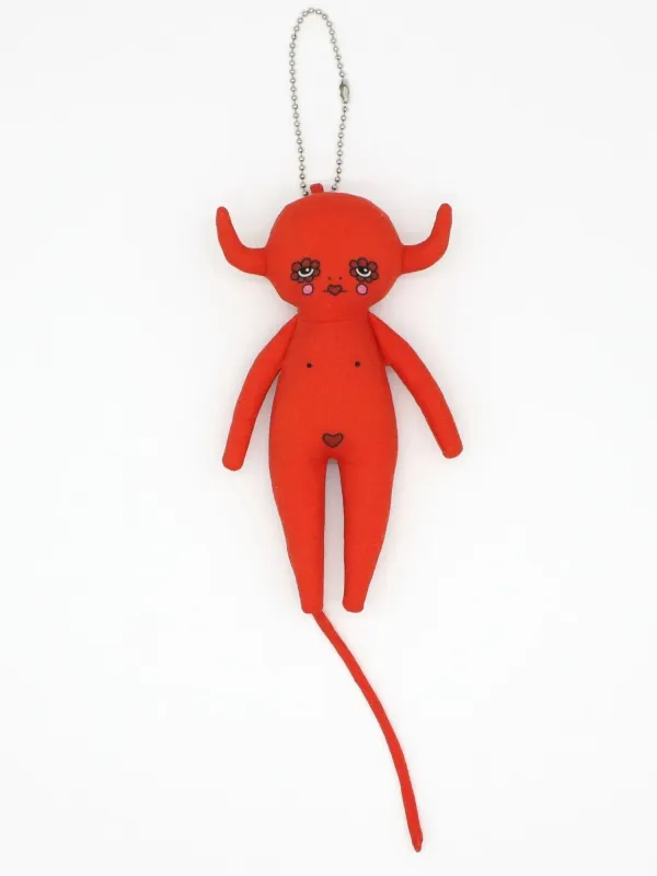 Bri Foster Bag Charm Doll Red sold by Eliza Faulkner