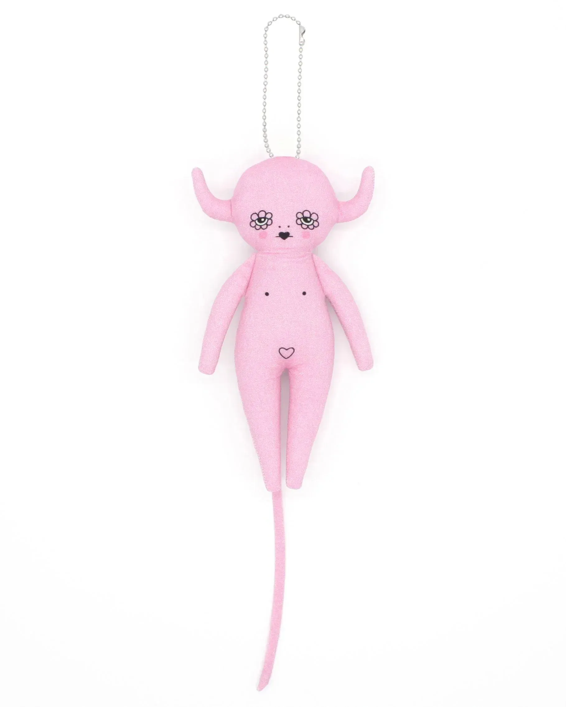Bri Foster Bag Charm Doll Pink sold by Eliza Faulkner