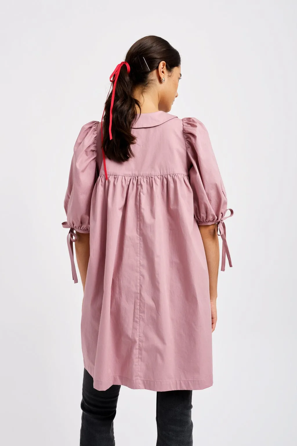 Evelyn Poplin Dress Pink sold by Eliza Faulkner product image thumbnail 3