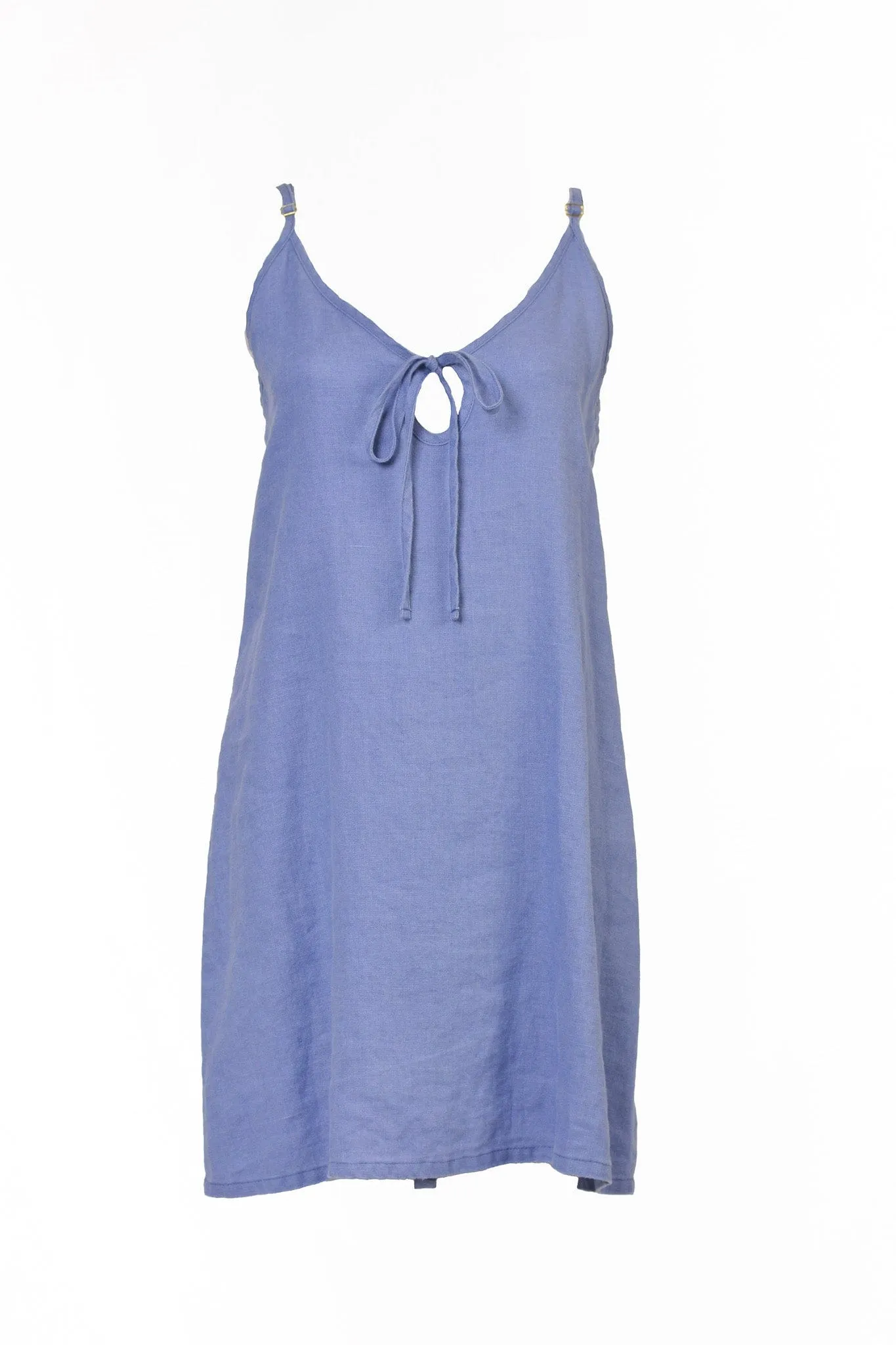 Pre-loved Drew Slip Periwinkle Blue Linen - Size M sold by Eliza Faulkner product image thumbnail 3
