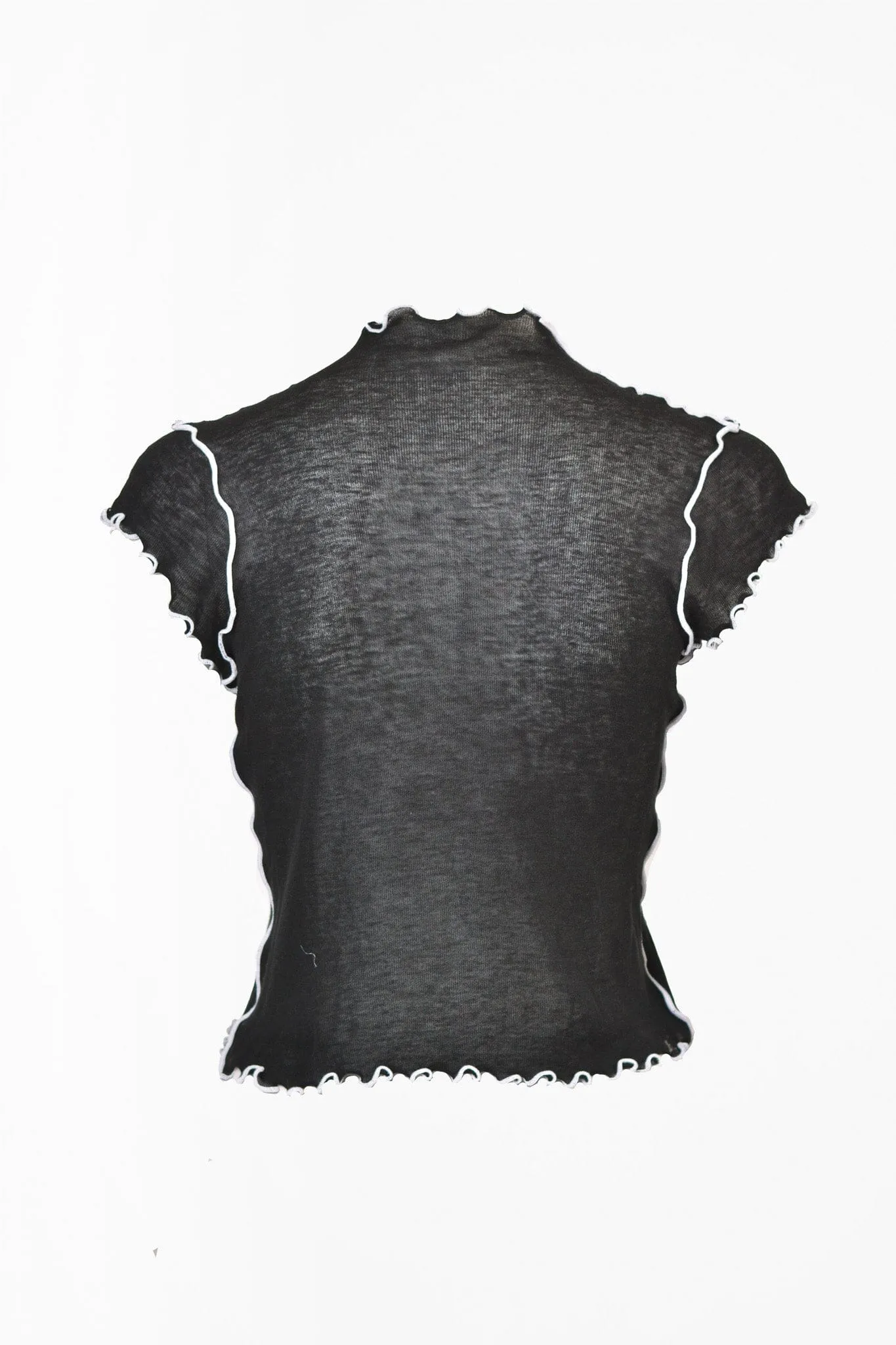 Pre-loved Candice Top Black with White - Size XL sold by Eliza Faulkner product image thumbnail 2