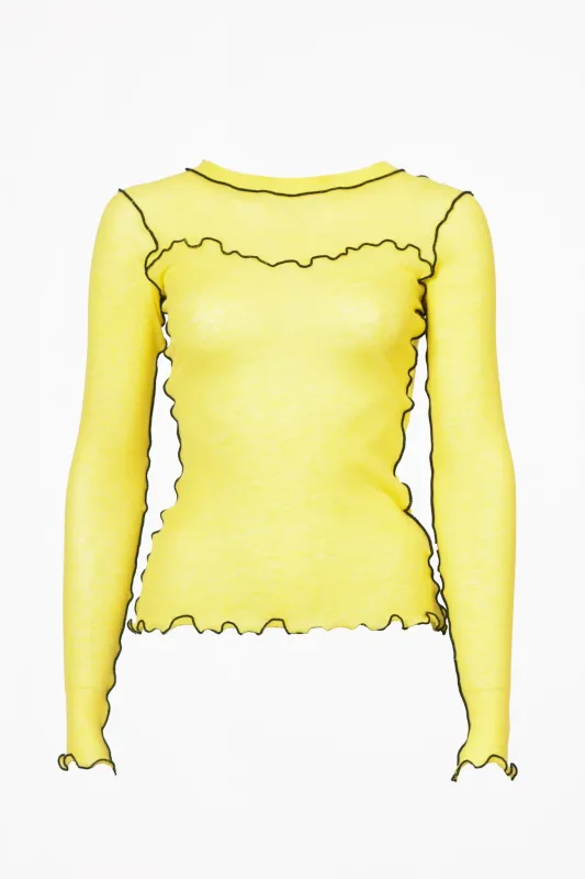 Pre-loved Delia Top Yellow - Size XS sold by Eliza Faulkner
