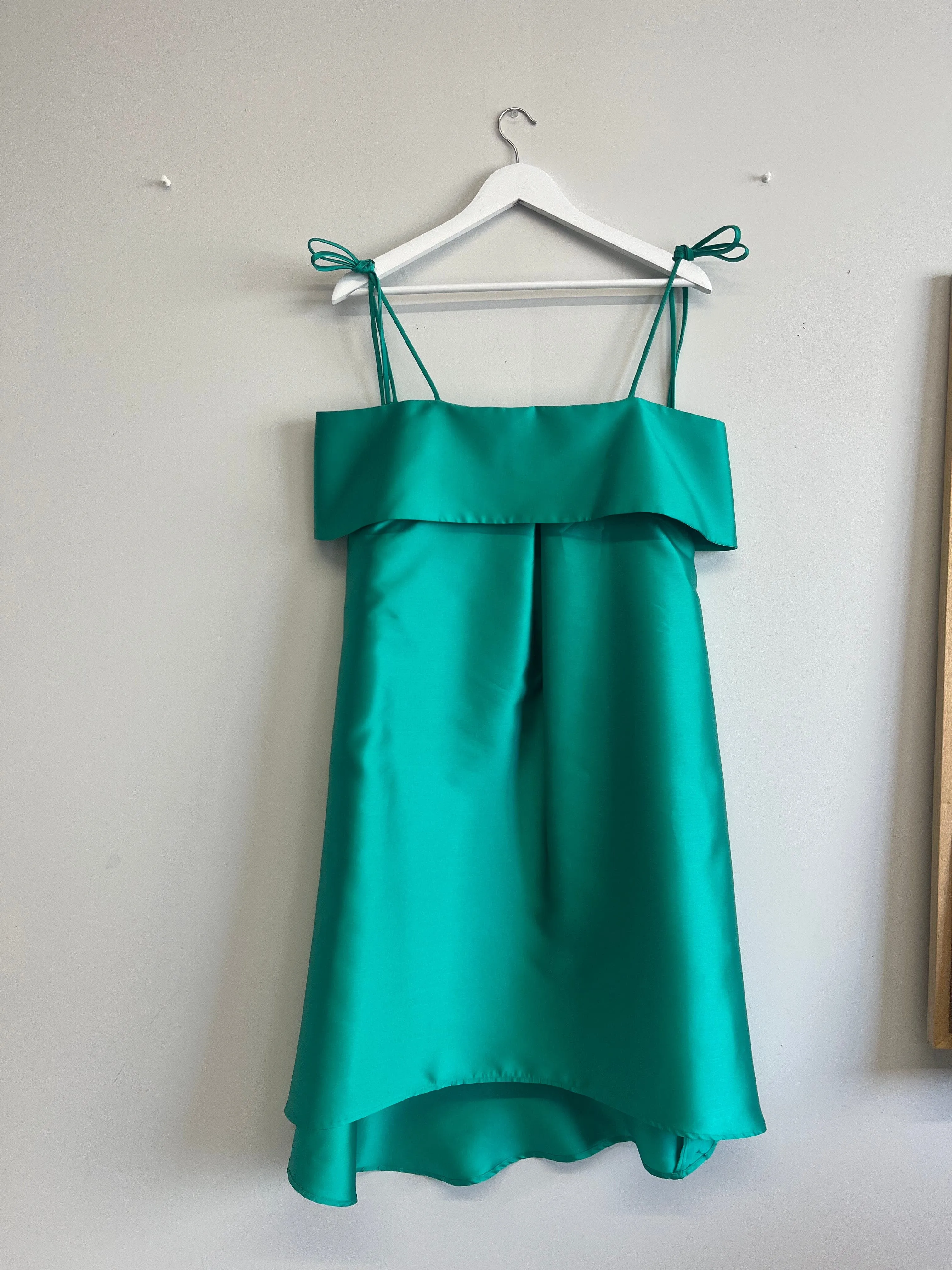 Pre-loved Cora Trapeze Dress Mermaid Teal - Size XS sold by Eliza Faulkner