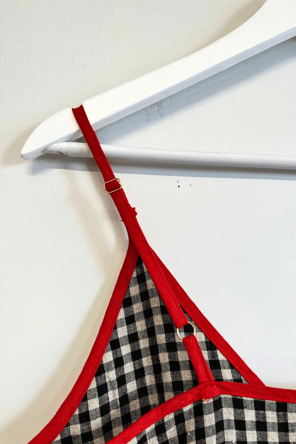 Pre-loved Cami Slip Tank Black Gingham - Size S sold by Eliza Faulkner product image thumbnail 3