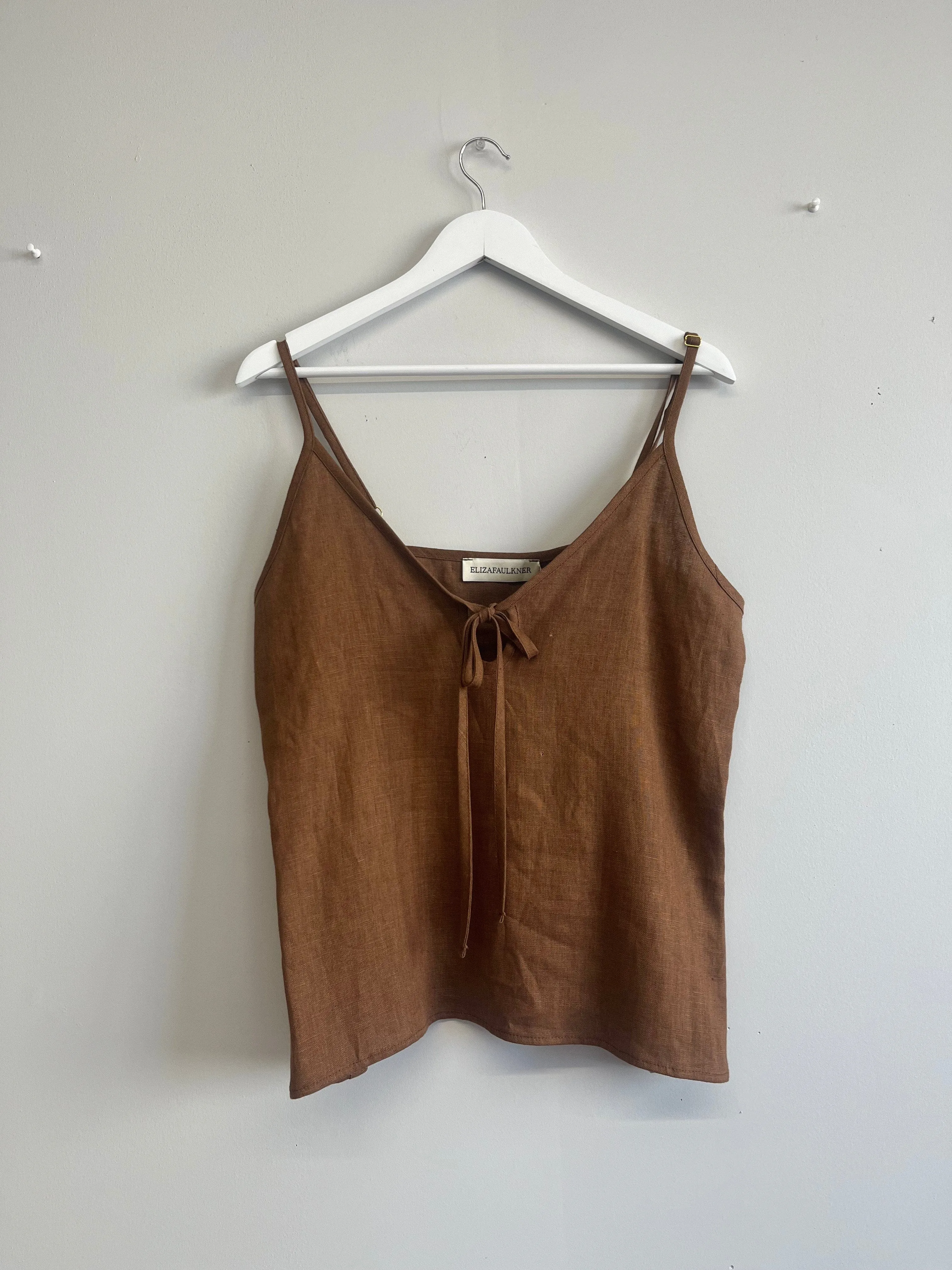 Pre-loved Cami Tank Linen Cocoa - Size L sold by Eliza Faulkner product image thumbnail 3