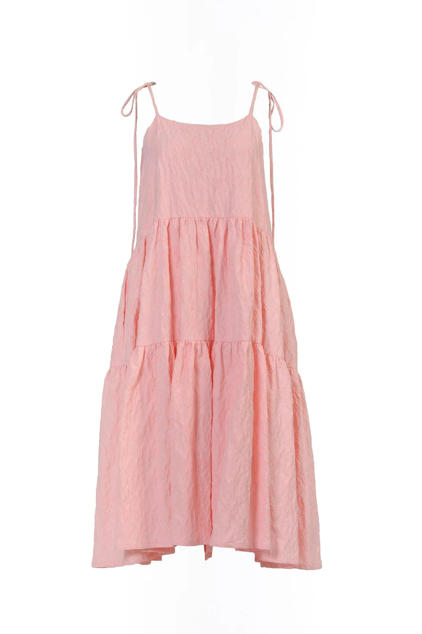 Pre-loved Cece Dress Pink Eyelet - Size XL sold by Eliza Faulkner