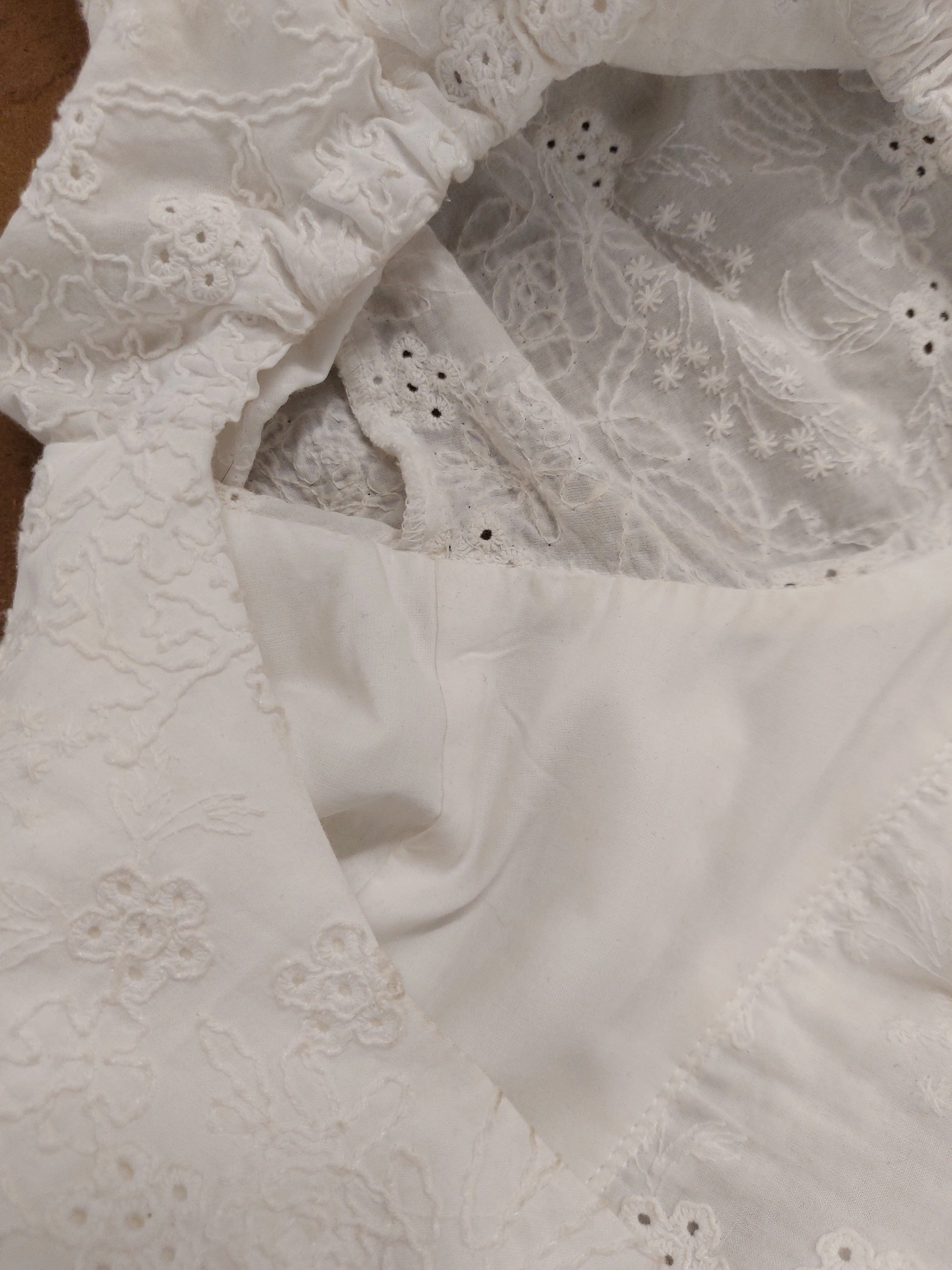 Pre-Loved Pascale Dress White Eyelet - Size XS sold by Eliza Faulkner product image thumbnail 3