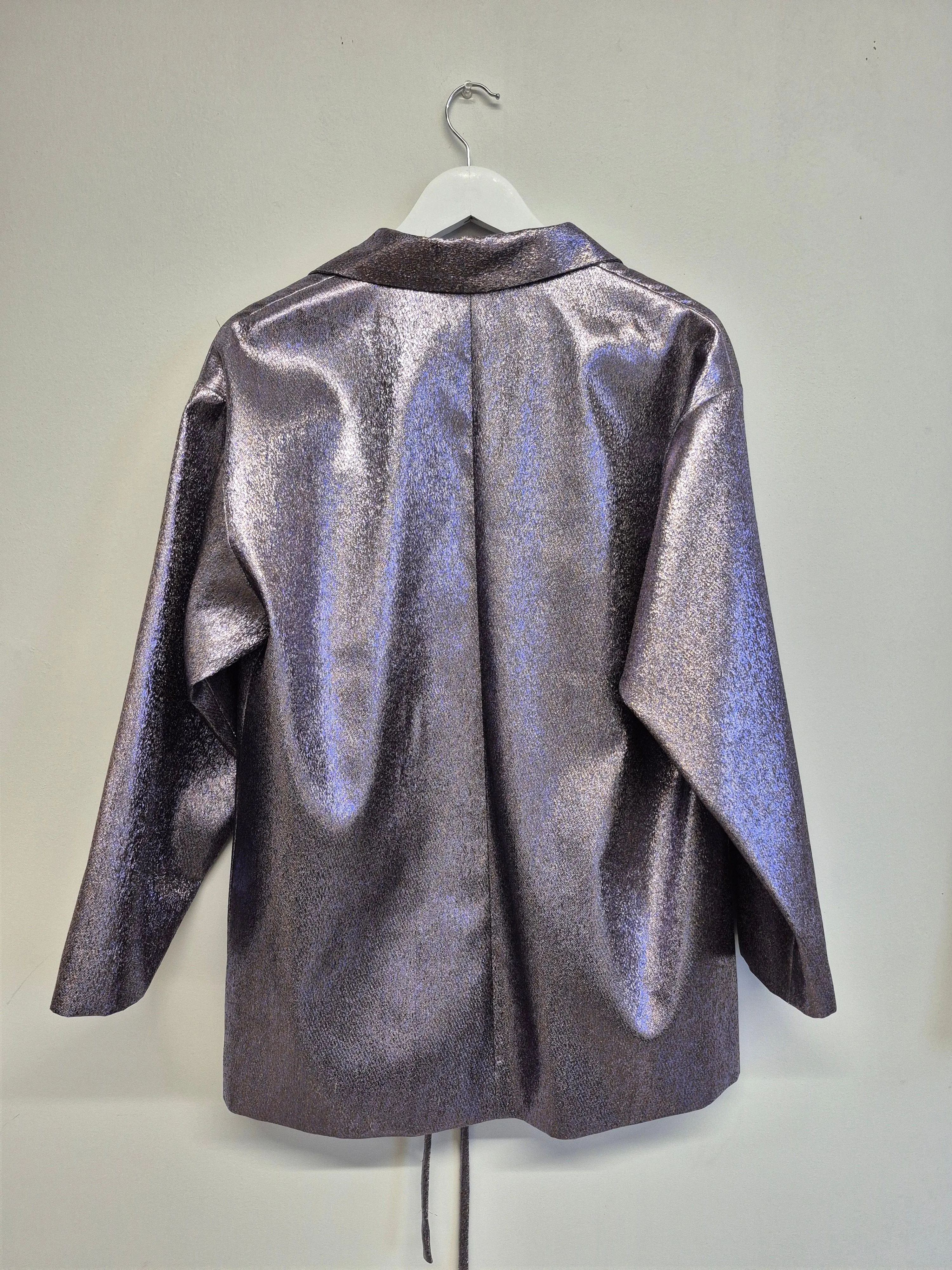 Sample Mara Coat Lilac Metallic sold by Eliza Faulkner product image thumbnail 2