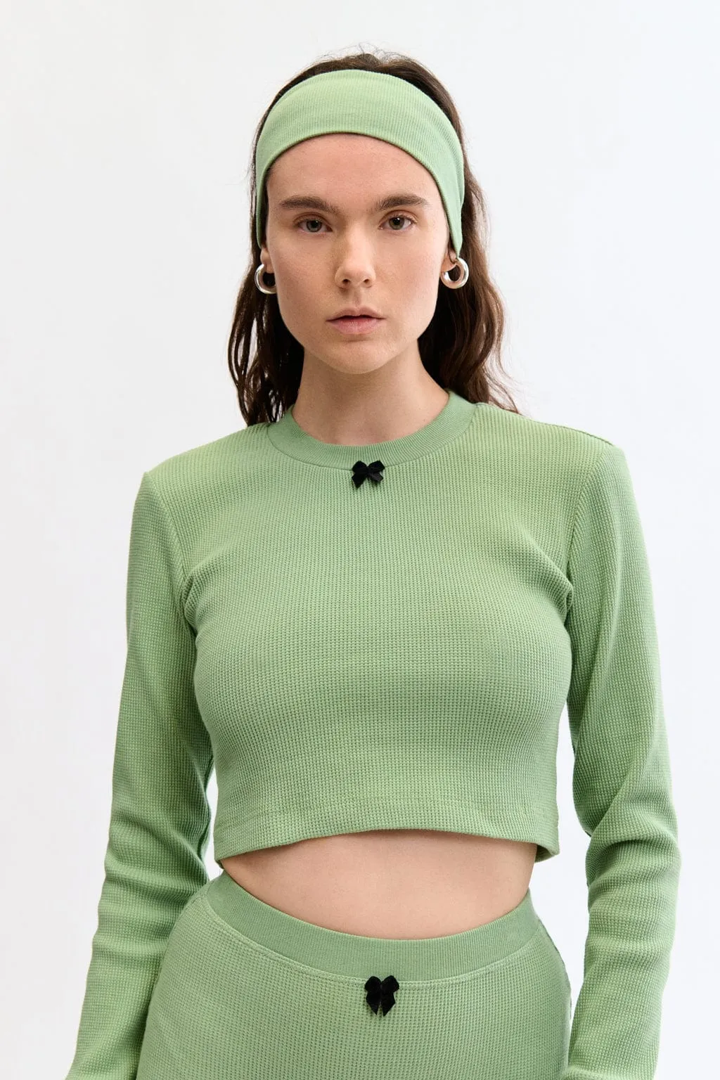 Sample Yuri Top Mint sold by Eliza Faulkner