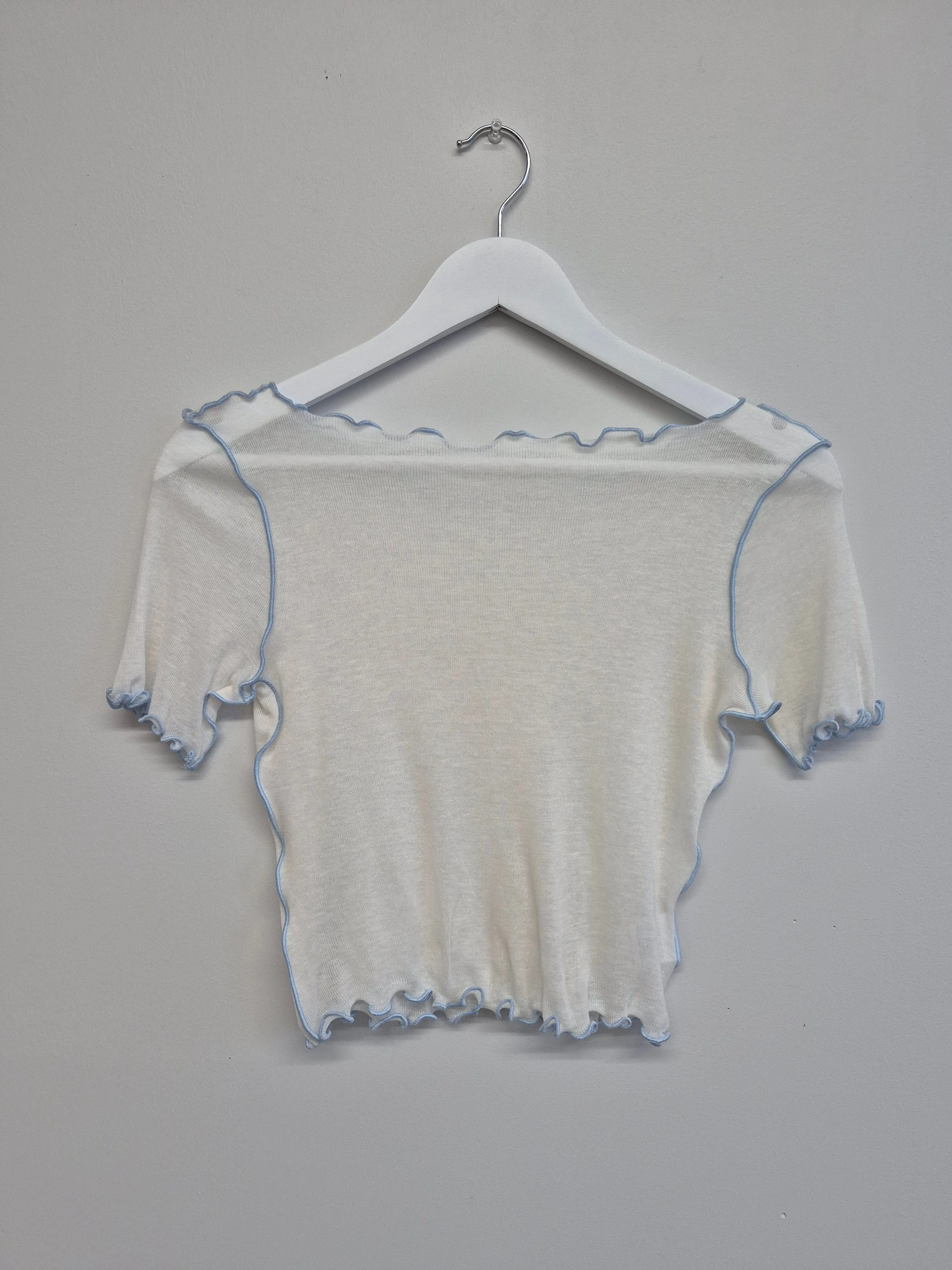 Sample Shortsleeve Jess Top White sold by Eliza Faulkner product image thumbnail 2
