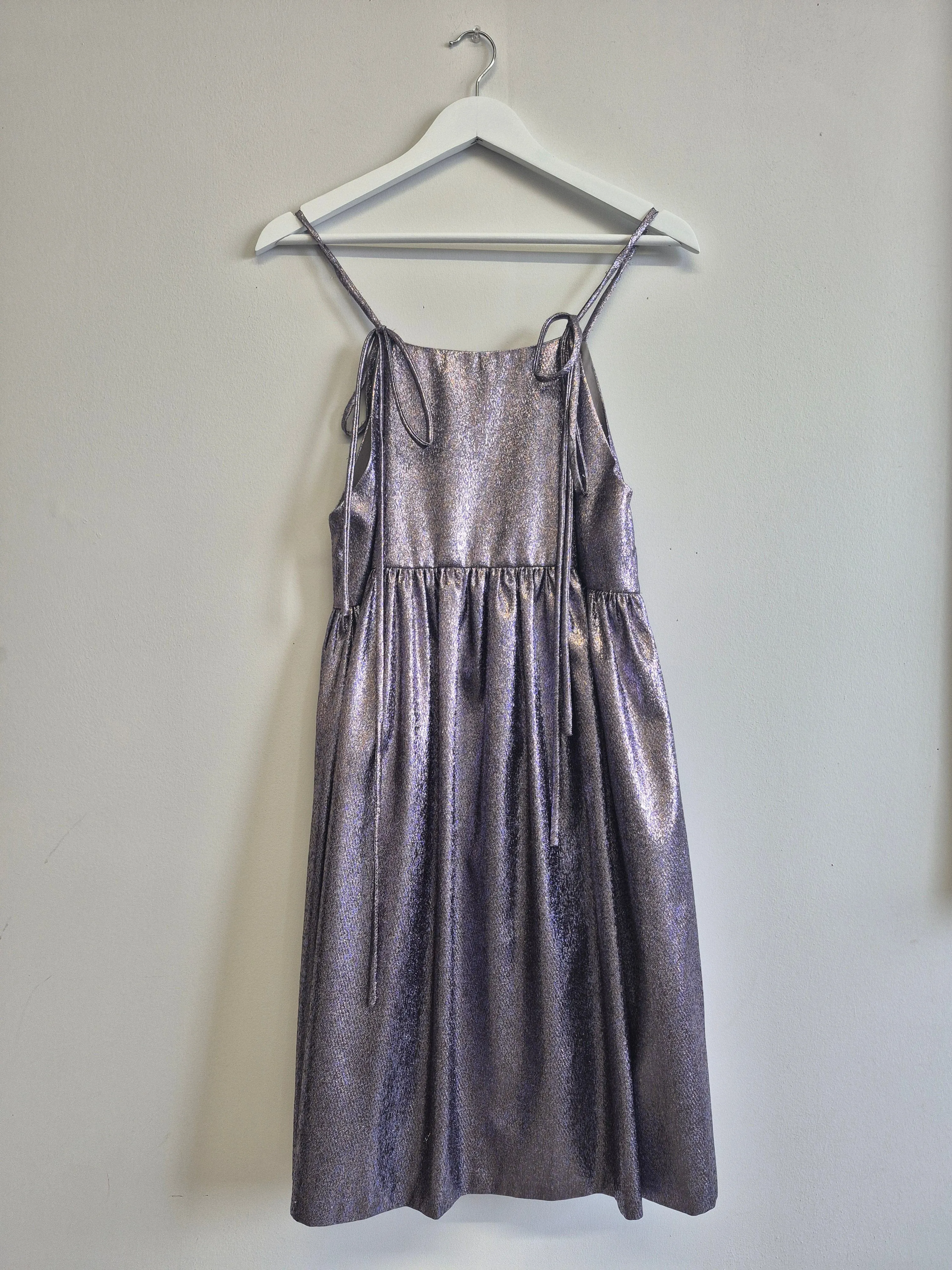 Sample Amy Dress Lilac Metallic sold by Eliza Faulkner product image thumbnail 3