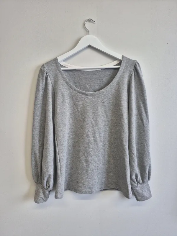 Sample Grey Longsleeve Top made by Eliza Faulkner
