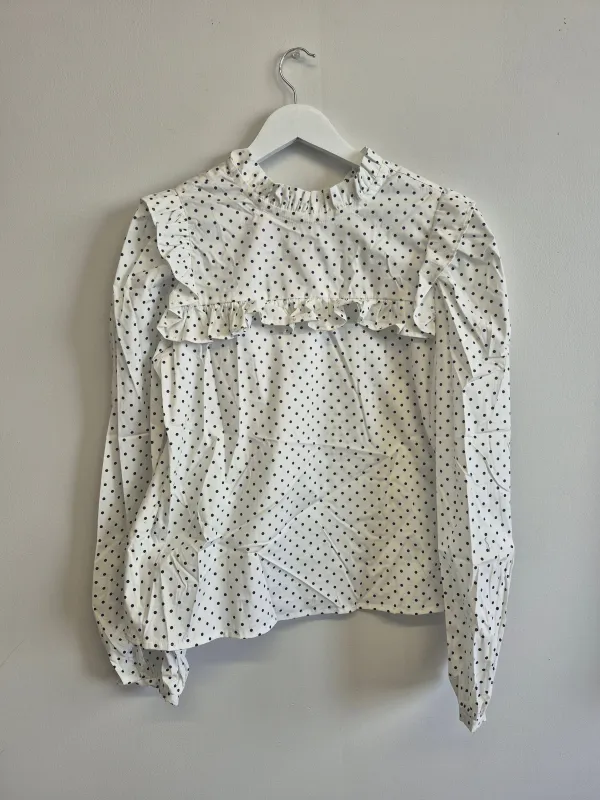 Sample Polka Dot Blouse made by Eliza Faulkner