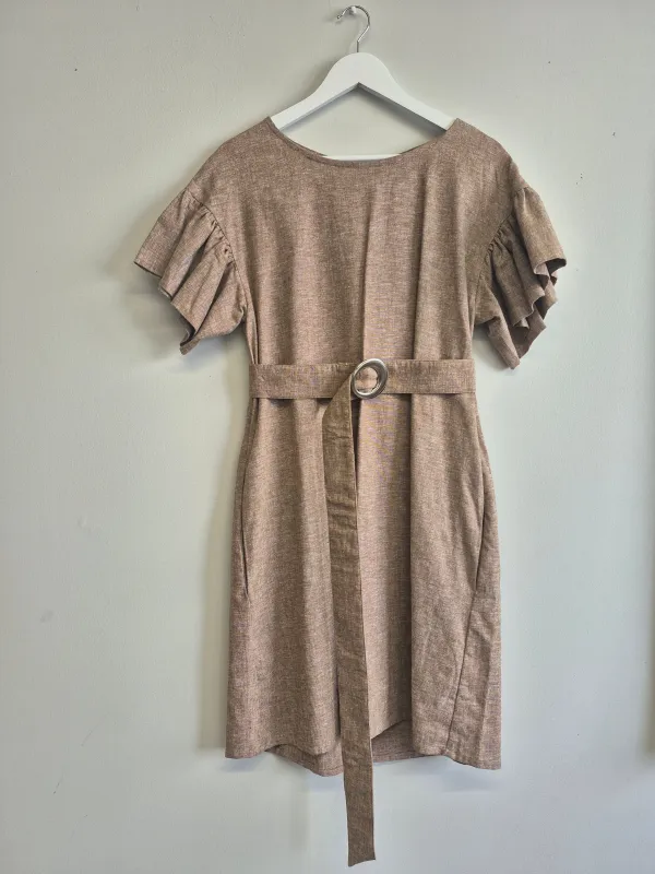 Sample Raffi Dress Beige made by Eliza Faulkner