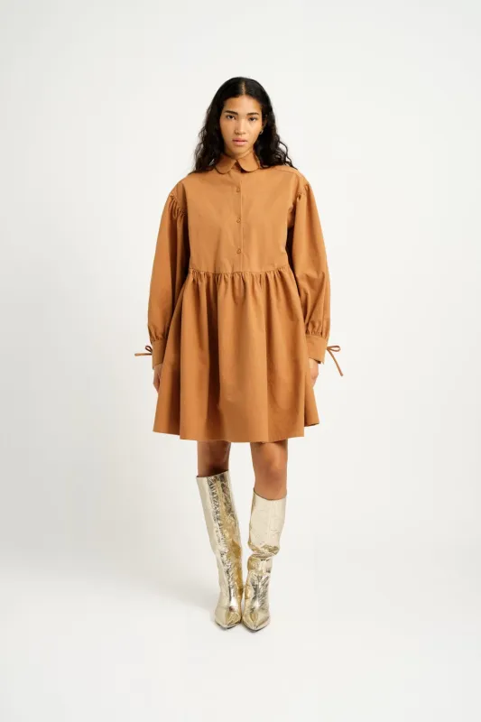 Sample Loretta Dress Camel sold by Eliza Faulkner