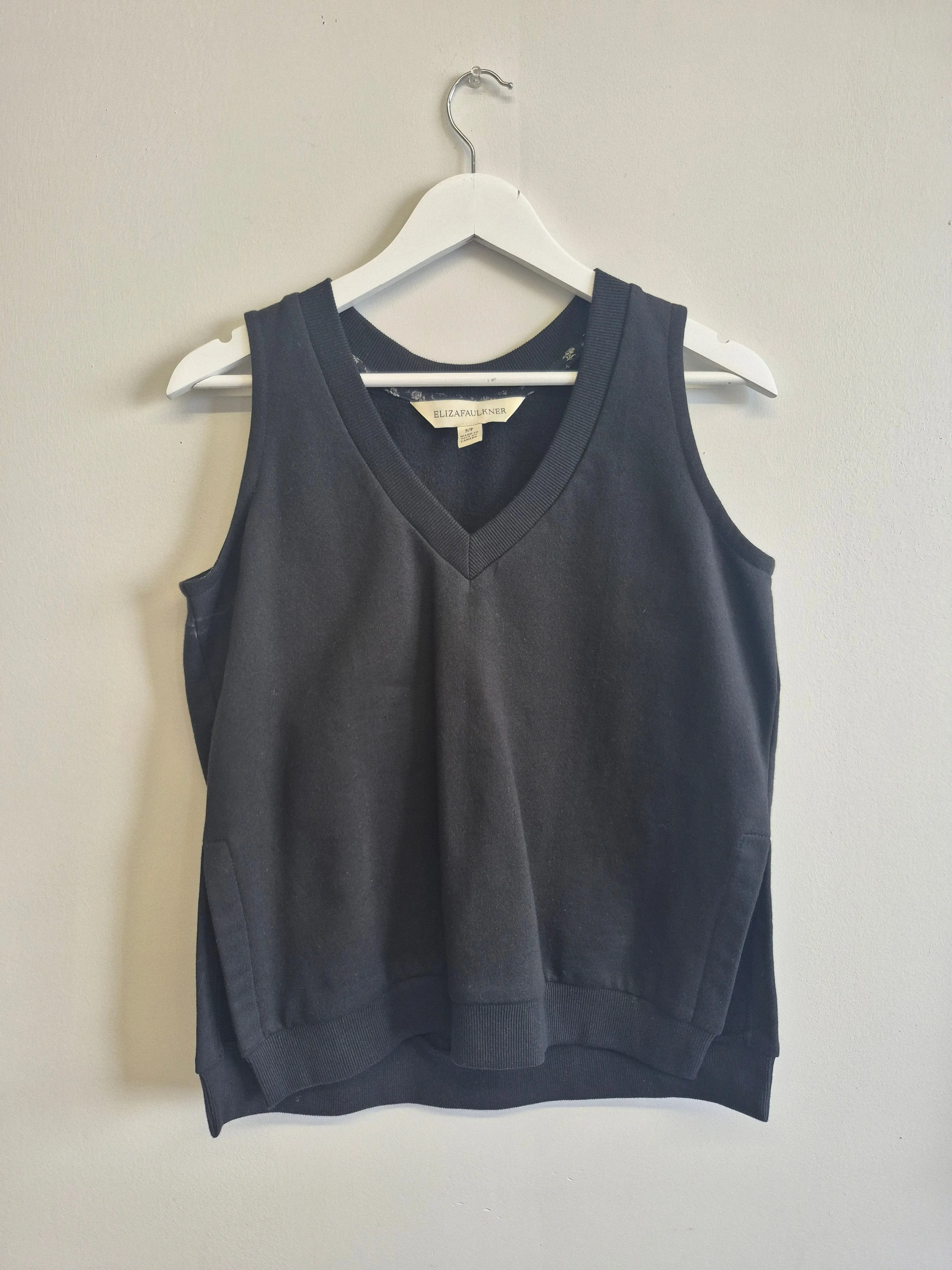 Sample Fleece Vest Black sold by Eliza Faulkner