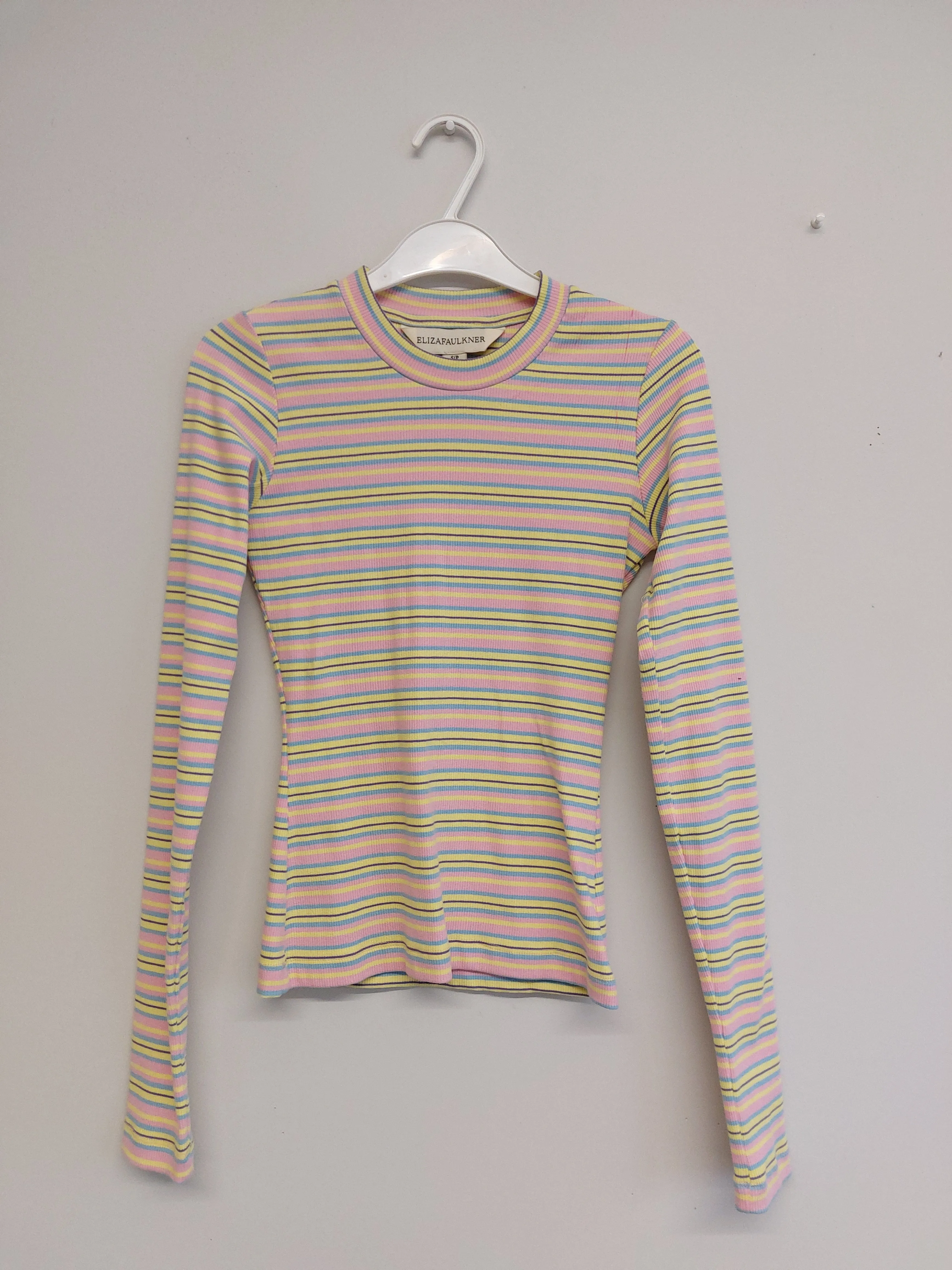 Sample Longsleeve Rib Top Stripe sold by Eliza Faulkner